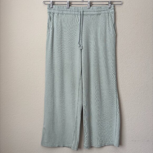 J. Crew Magic Rinse Wide-leg Comfy Cozy Cropped Sweat Pant - Picture 2 of 11